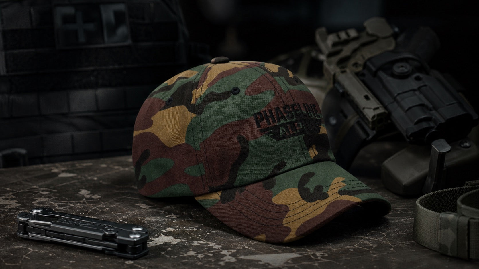 Basic Camo Dad hat