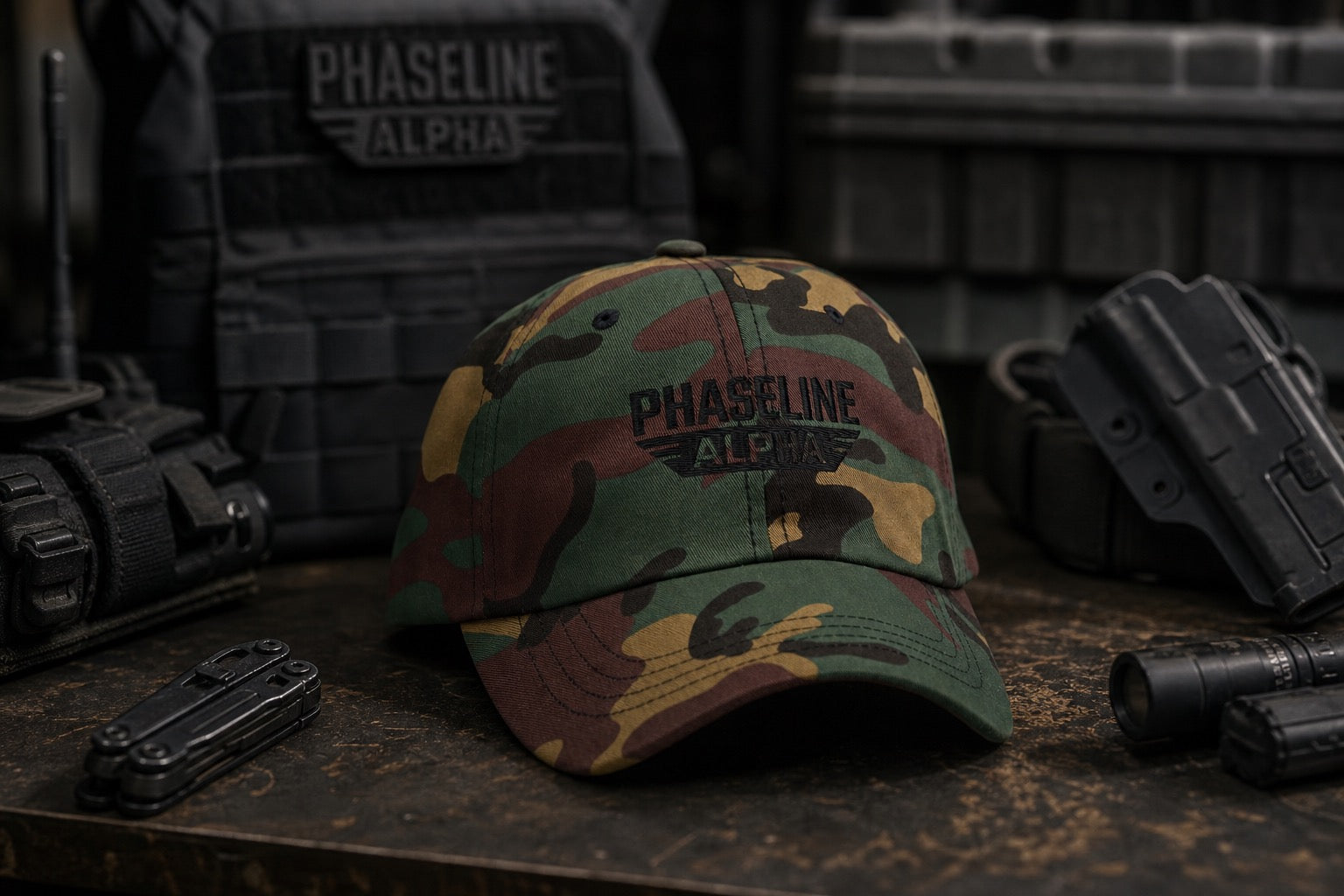 Basic Camo Dad hat
